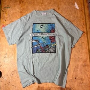 Ocean Graphic Tee - Light Green